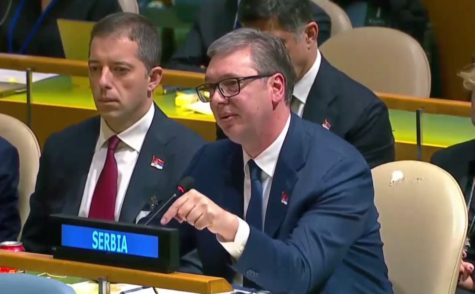 Ujedinjene nacije generalna skupstina, srebrenica rezolucija marko djuric i aleksandar vucic