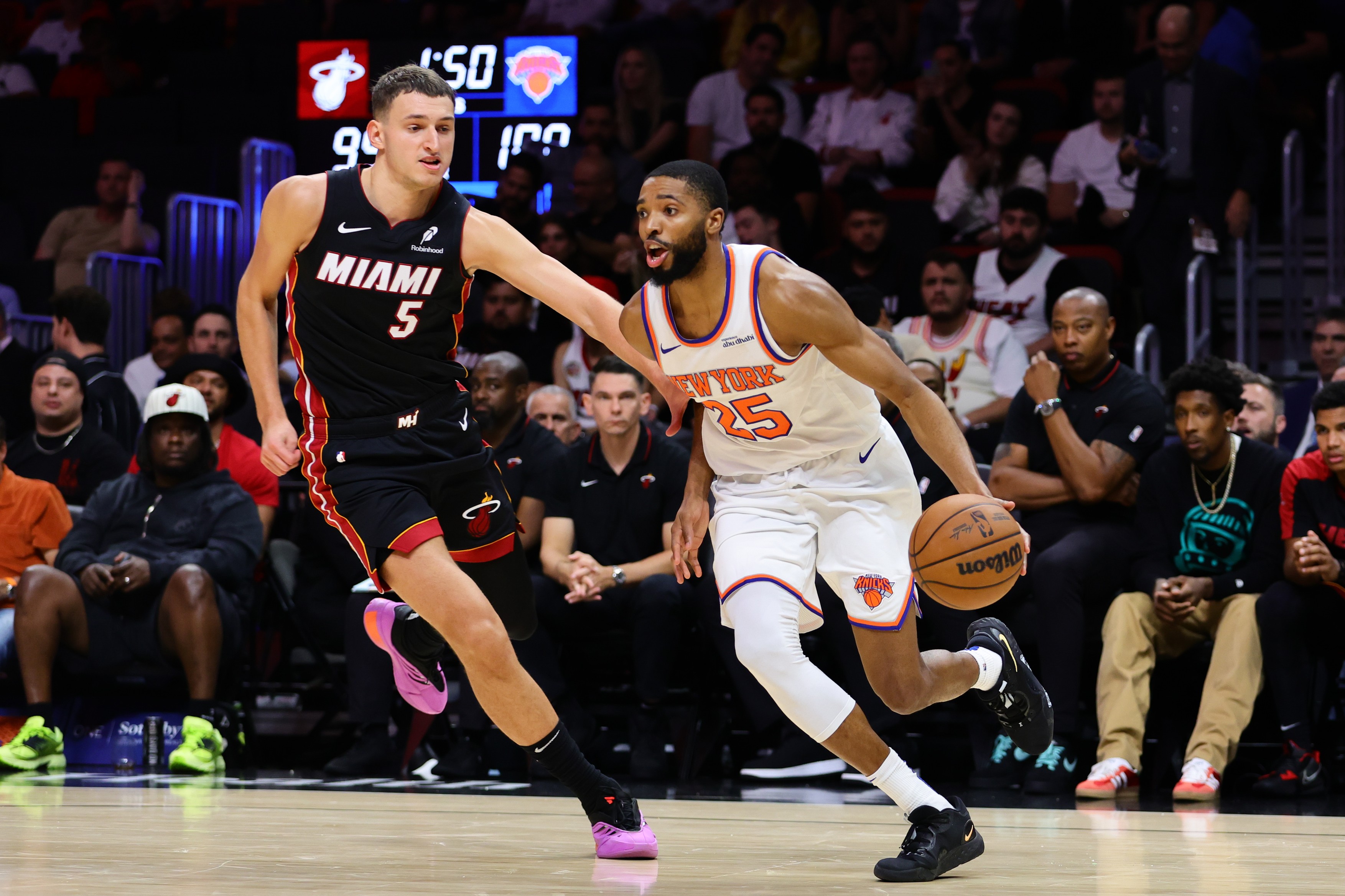 NBA: New York Knicks at Miami Heat