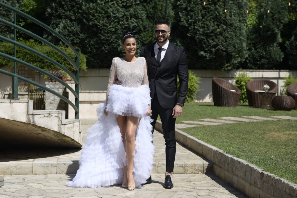 Beograd, 10.07.2022. Vila Hils na Zvezdari, svadba Mia Borisavljević i Bojan Grujić, krštenje njihovog deteta Foto: Goran Srdanov/Nova.rs