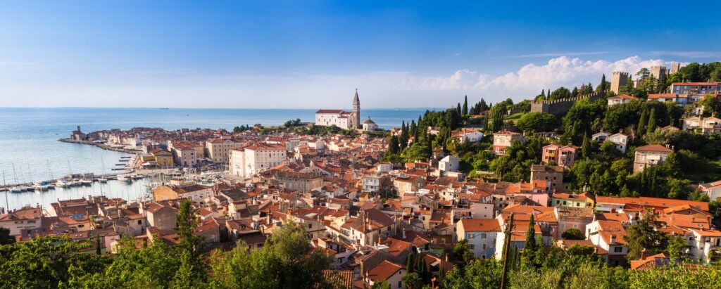 Picturesque old town Piran - Slovenian adriatic coast.,Image: 316817015, License: Royalty-free, Restrictions: , Model Release: no, Credit line: YAY Media AS / Alamy / Alamy / Profimedia