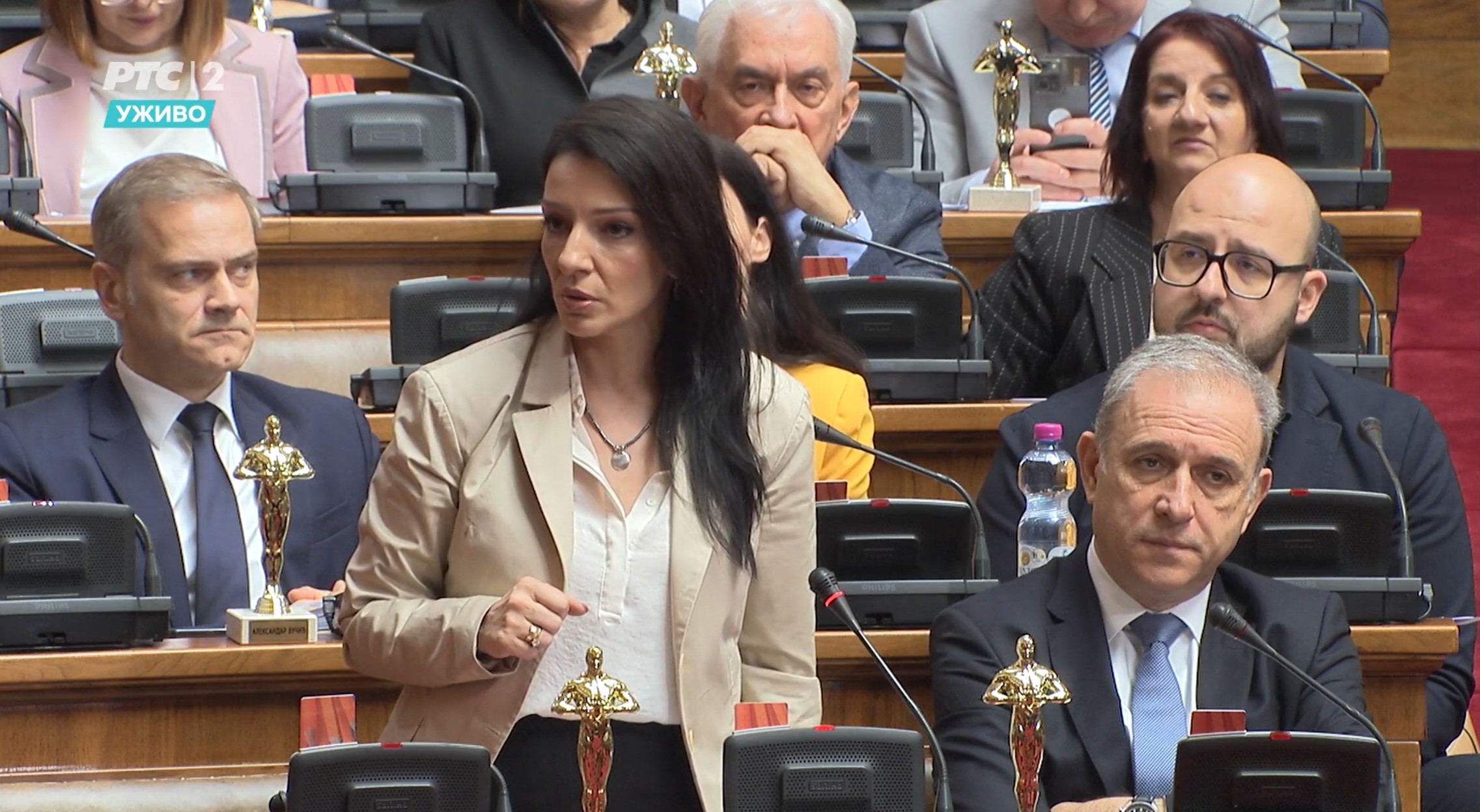 Sednica skupštine Srbije, Foto: Printscreen/RTS