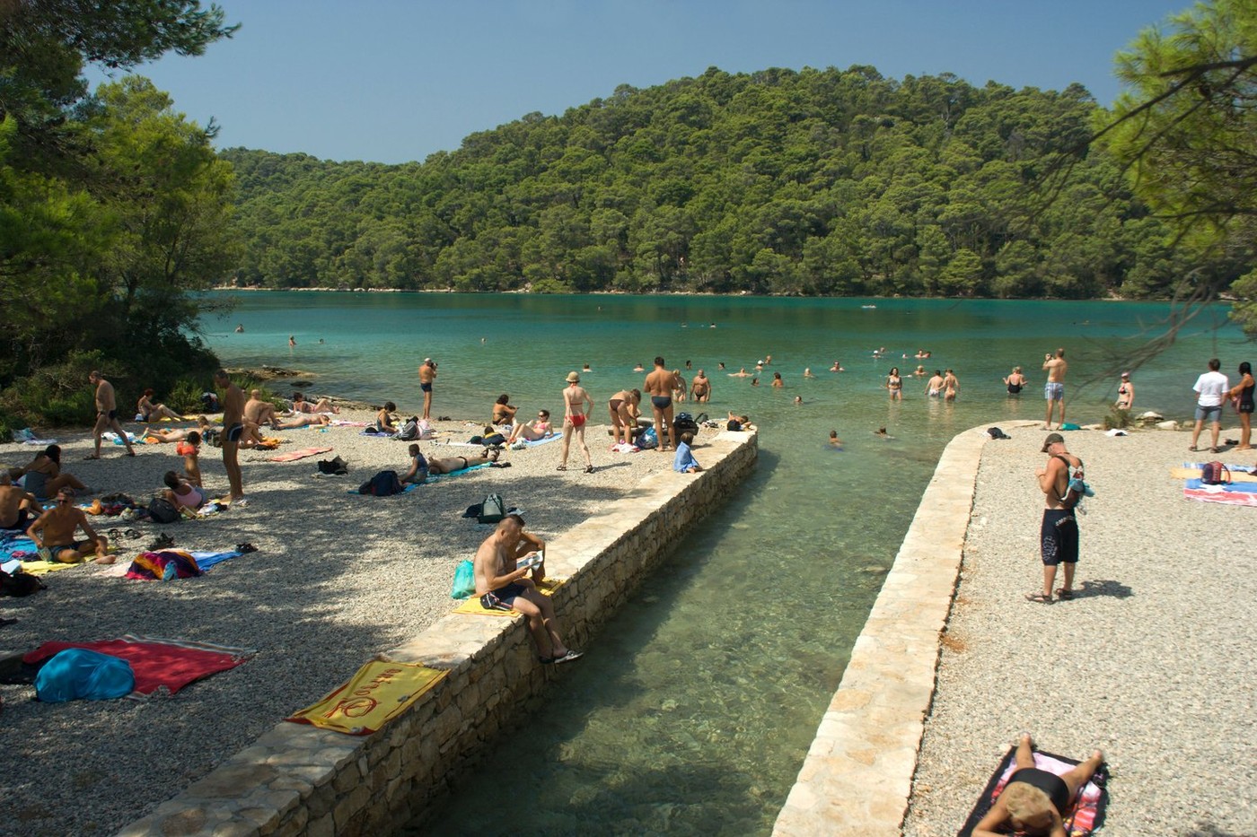 Mljet National Park beach