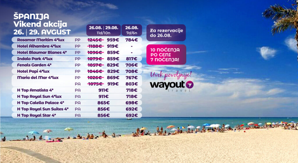 PR Wayout Spanija 23.08