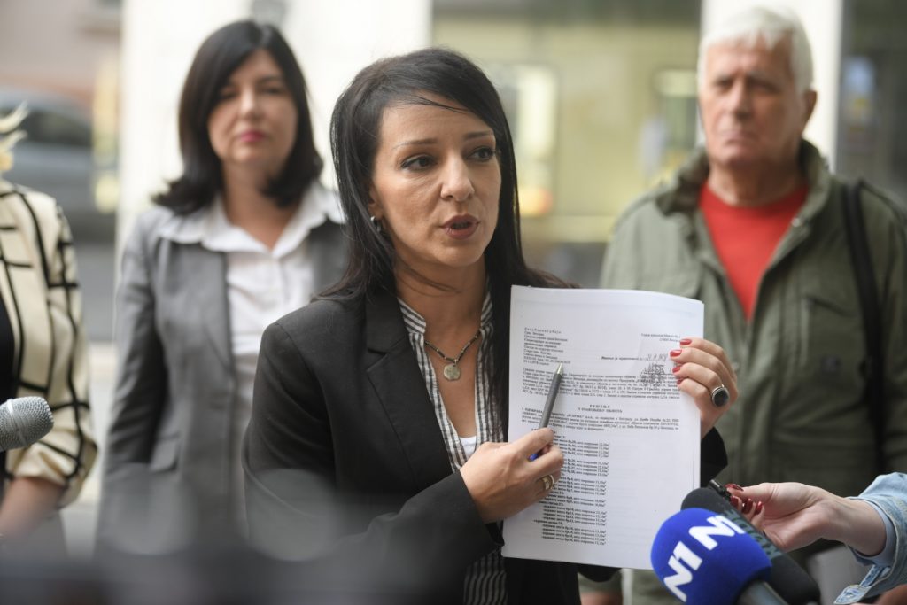 Beograd 10.10.2022. Marinika Tepić, konferencija za štampu Foto: Dragan Mujan/Nova.rs