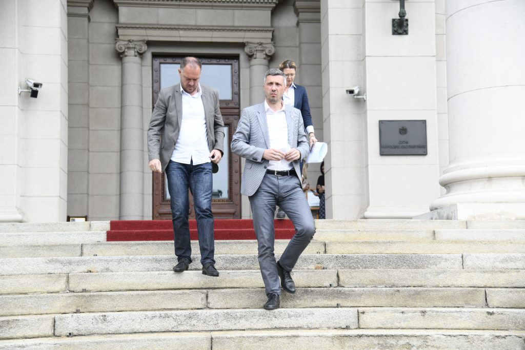 Beograd 14.05.2020. Ivan Kostić, Boško Obradović, Štrajk glađu, Narodna skupština, peti dan, 5 dan Foto: Nemanja Jovanović/Nova.rs