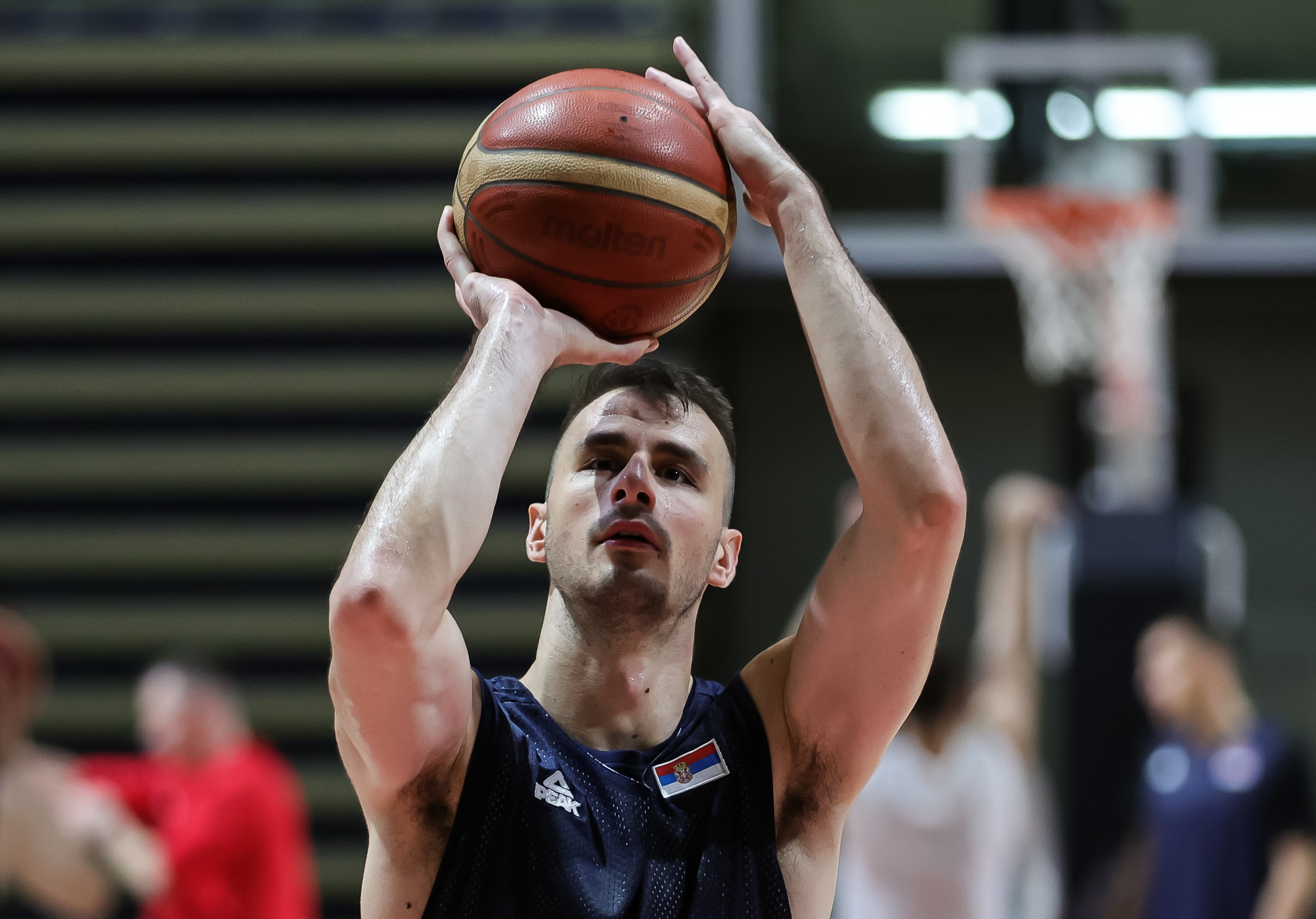 Nemanja Dangubic    Okupljanje Kosarkakske Reprezentacije Srbije at Aleksandar Nikolic hall  on November 08, 2022 in Belgrade, Serbia. (Photo by Srdjan Stevanovic/Starsport.rs ©)