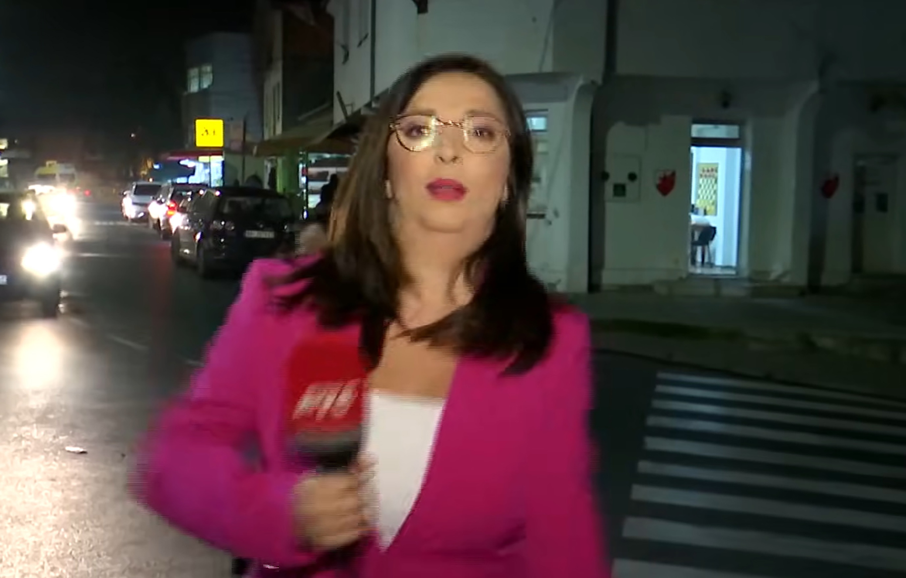 Reporterka RTS Sanja Belović doživela je mali peh u programu uživo