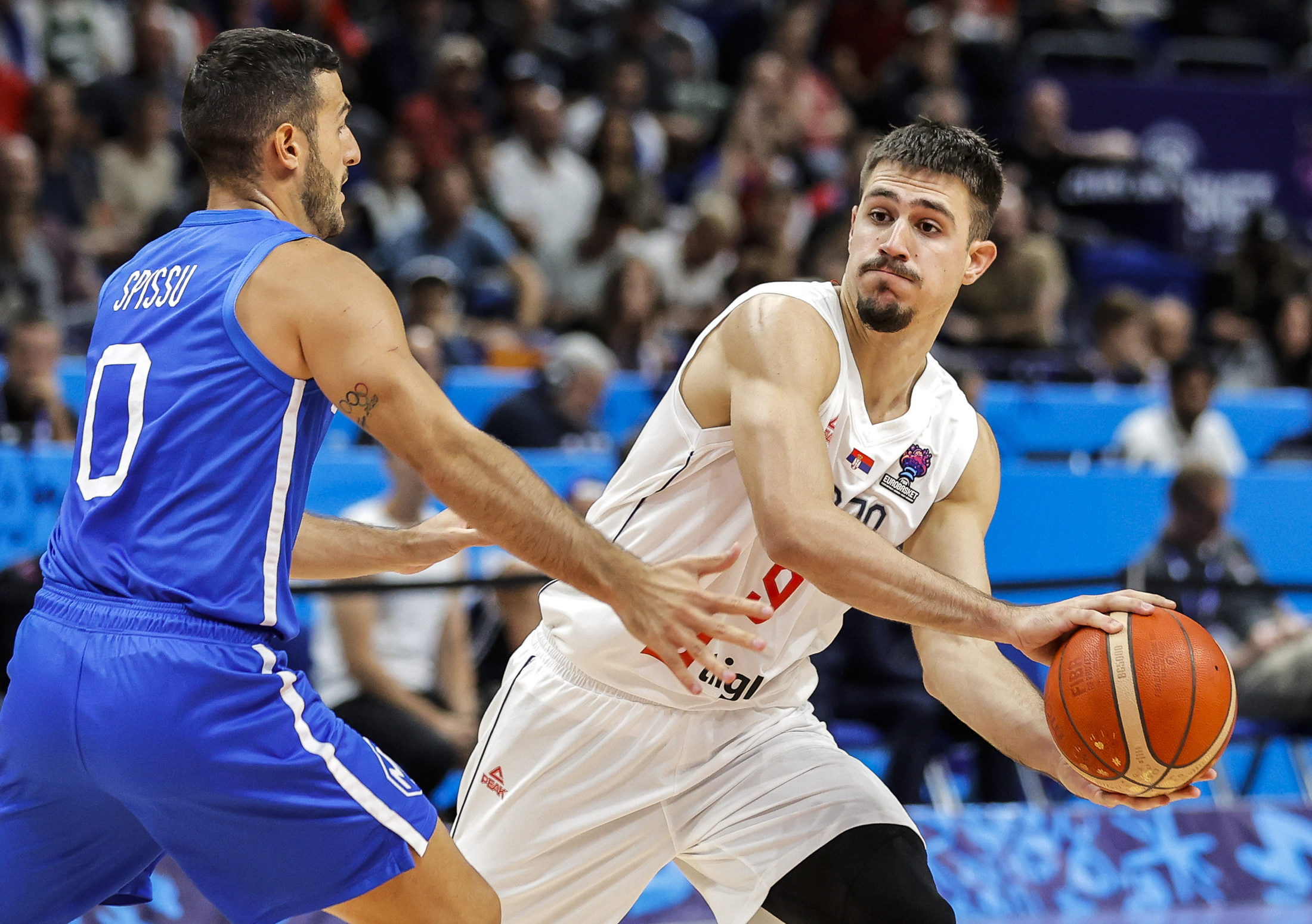 Serbia - Italy, FIBA Eurobasket 2022, Evropsko prvenstvo u kosarci, round of 16, Srbija - Italija 11.9.2022. Berlin, Germany photo: Johannes Zimmermann/STARSPORT