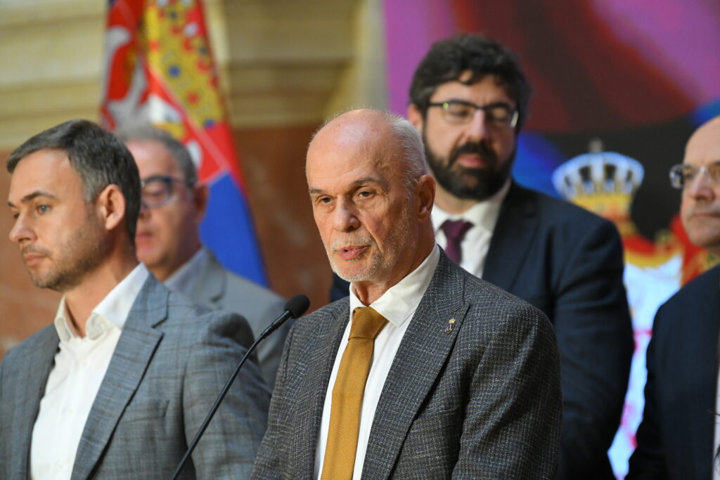Beograd 03.04.2024. Izjave, izjava, opozicija, konferencija za novinare, kzn, kzš. Opozicija i vlast. Razgovor opozicije i vlasti o izborima u Domu Narodne skupštine, Kolegijum parlamenta koji je sazvala predsednica Skupštine Foto: Amir Hamzagić/Nova.rs