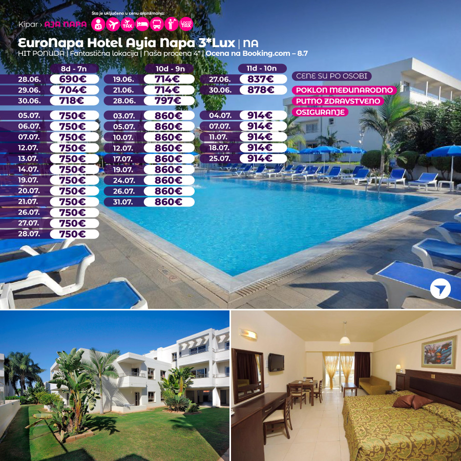 PR, Putovanja, Wayout, Leto 2024, Letovanje, Kipar, Hoteli Kipar,