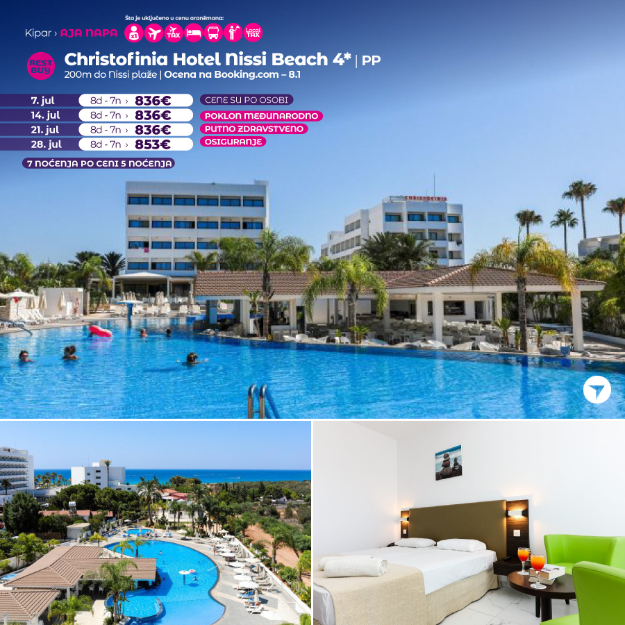 PR, Putovanja, Wayout, Leto 2024, Letovanje, Kipar, Hoteli Kipar,