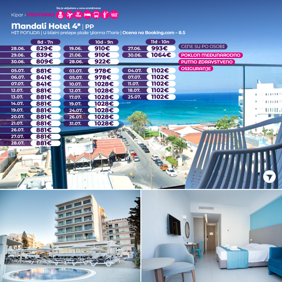 PR, Putovanja, Wayout, Leto 2024, Letovanje, Kipar, Hoteli Kipar,