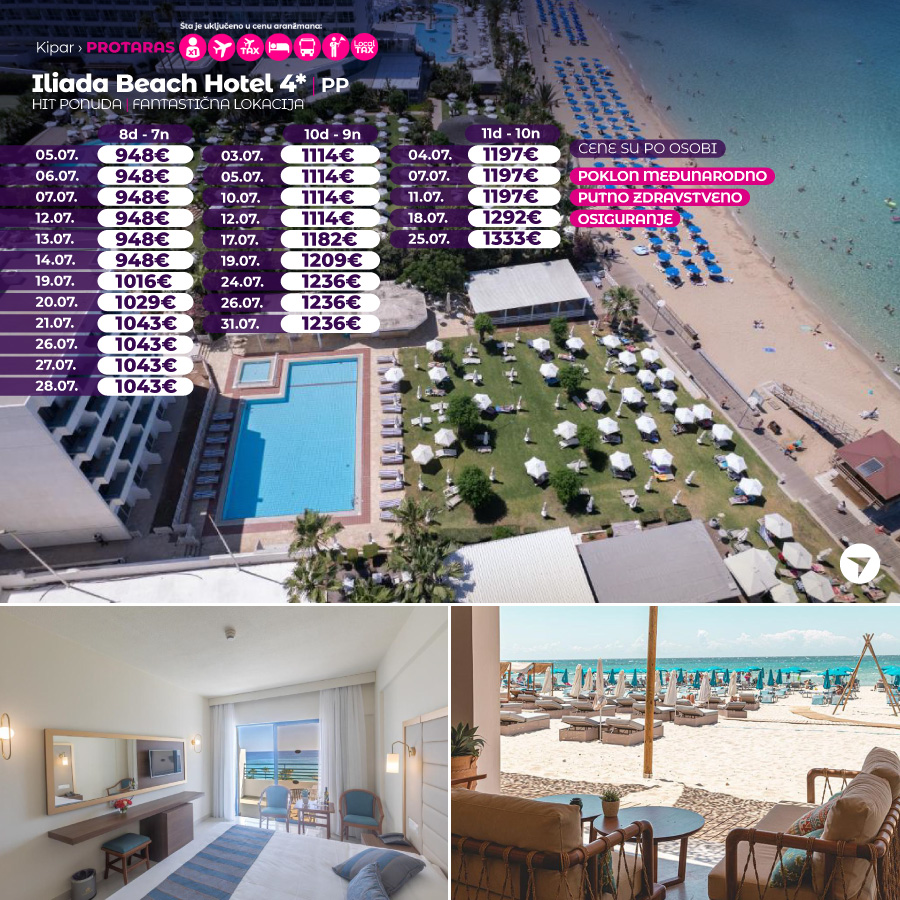 PR, Putovanja, Wayout, Leto 2024, Letovanje, Kipar, Hoteli Kipar,