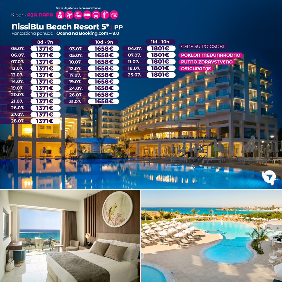 PR, Putovanja, Wayout, Leto 2024, Letovanje, Kipar, Hoteli Kipar,