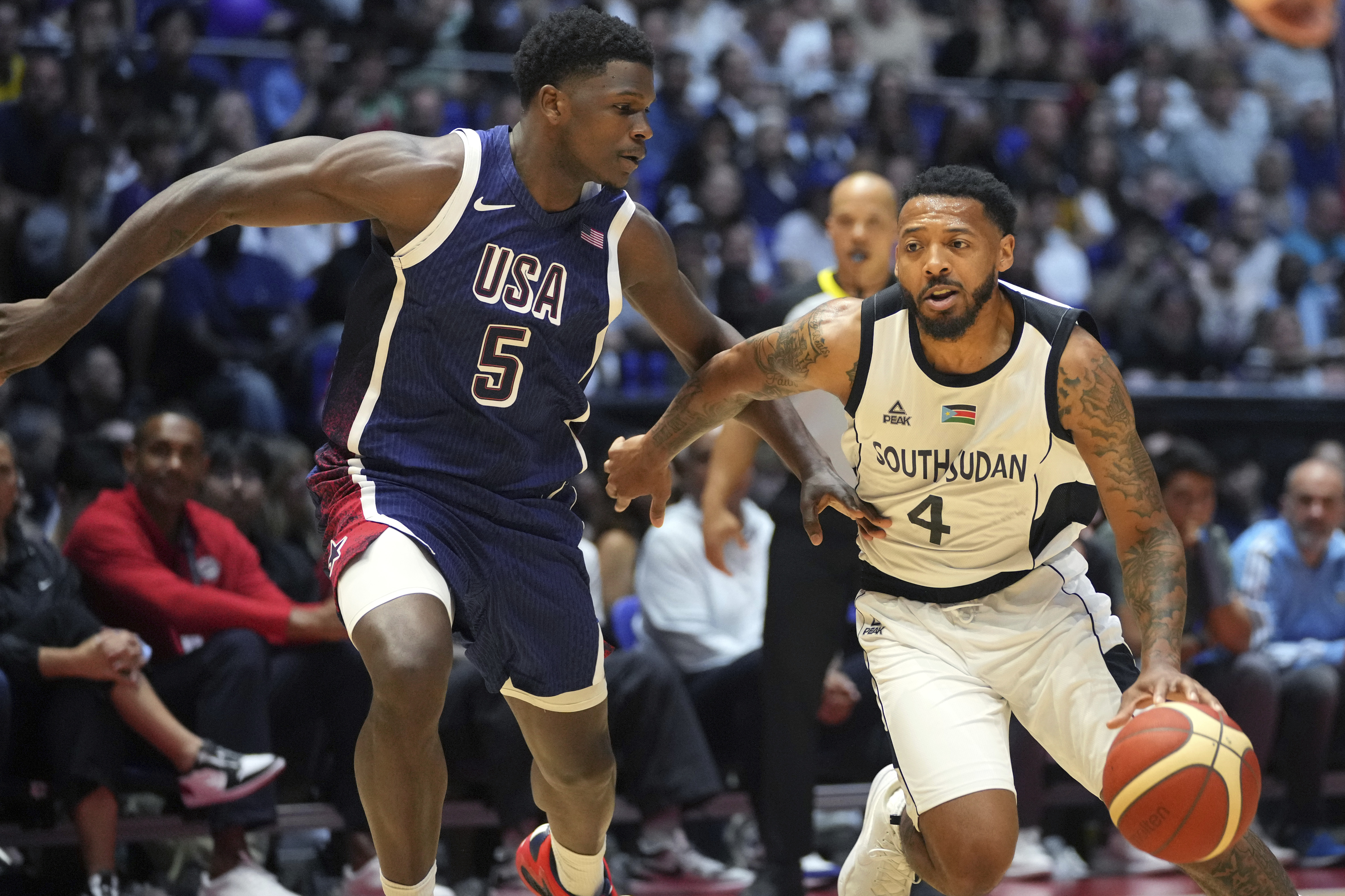 Britain Basketball US South Sudan