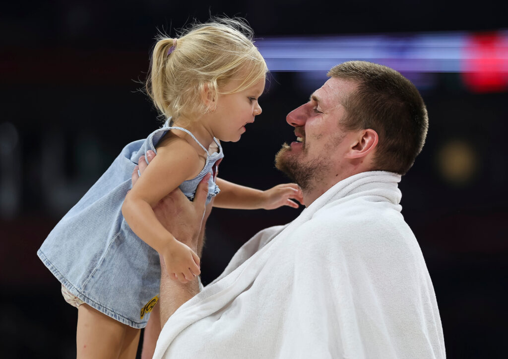 during the Friendly basketball match between  Serbia and Japan at Belgrade Arena on July 21, 2024 in Belgrade, Serbia. (Photo by Srdjan Stevanovic/Starsport.rs ©)