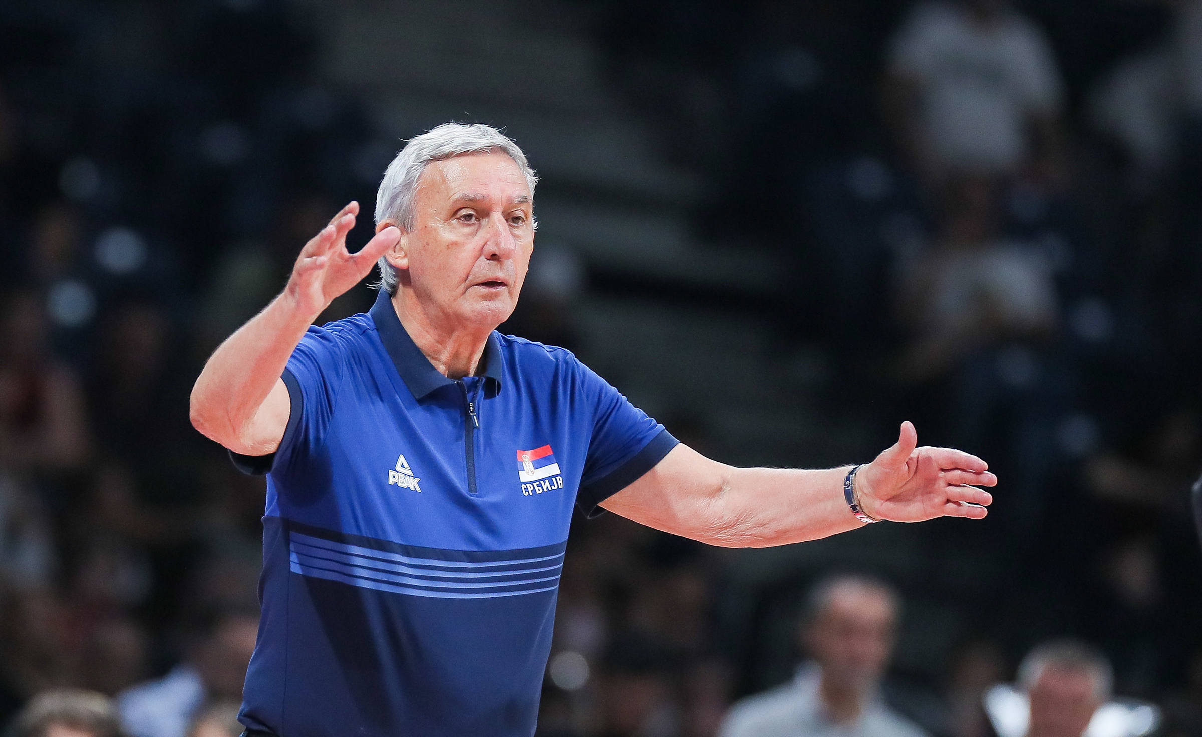 BELGRADE, SERBIA - JULY 21: during the Serbia v Japan International Friendly Basketball match ahead of the 2024 Paris Olympics at the Belgrade Arena (Beogradska Arena) on July 21, 2024 in Belgrade, Serbia. (Photo by: Dimitrije Vasiljevic/STARSPORT)