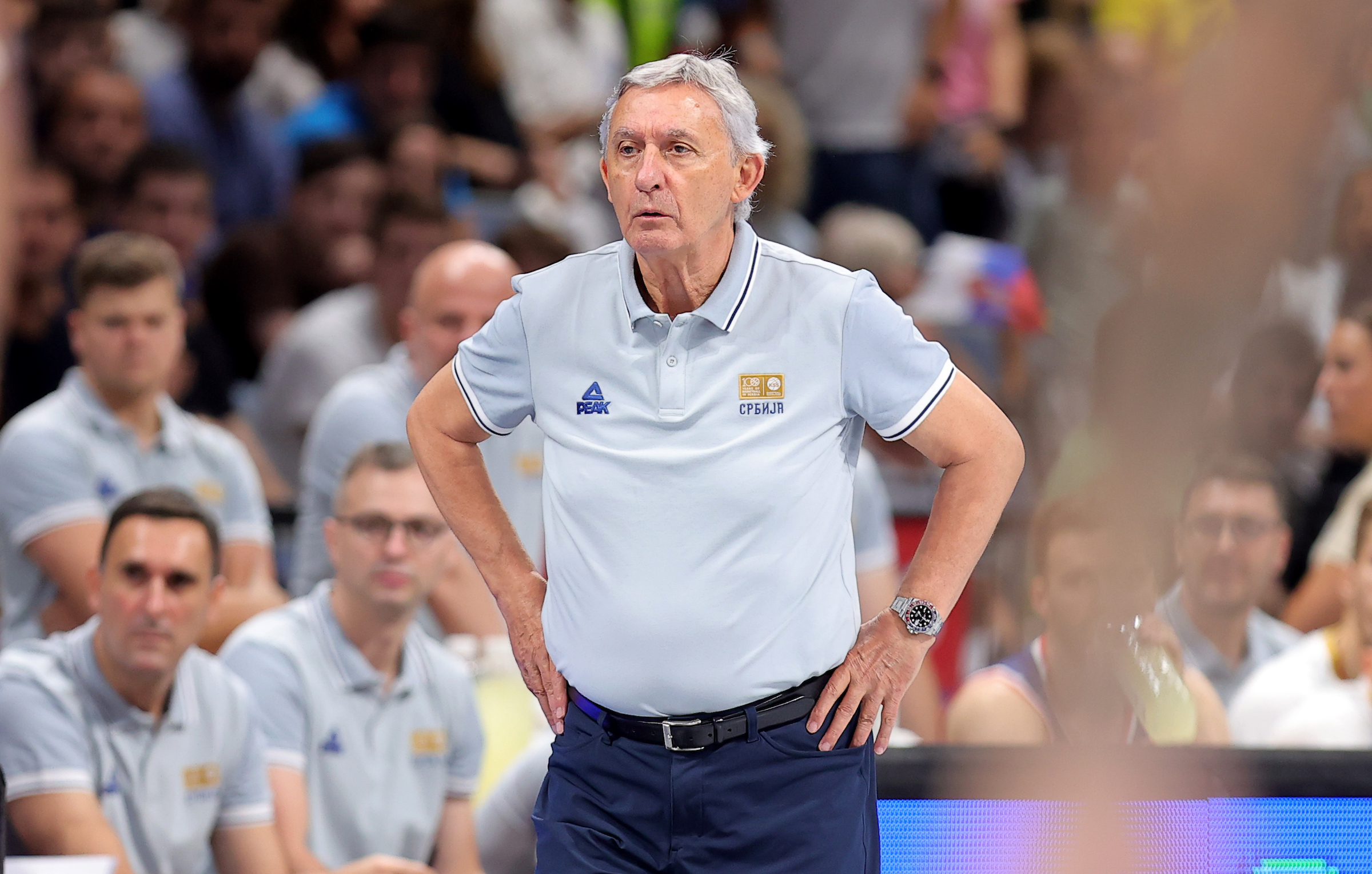 Serbia v Puerto Rico, friendly basketball match