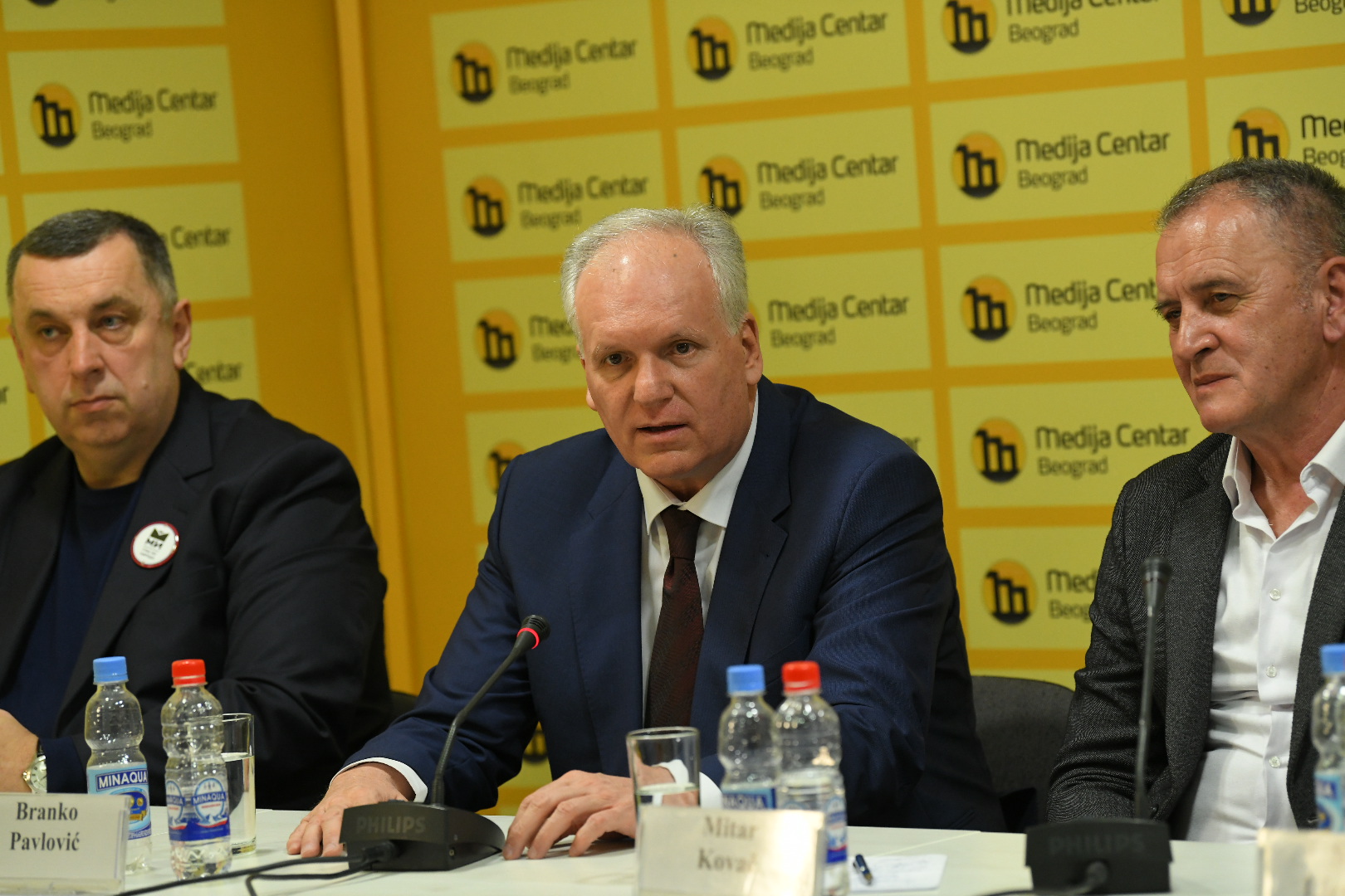 Mi glas iz naroda konferencija za štampu