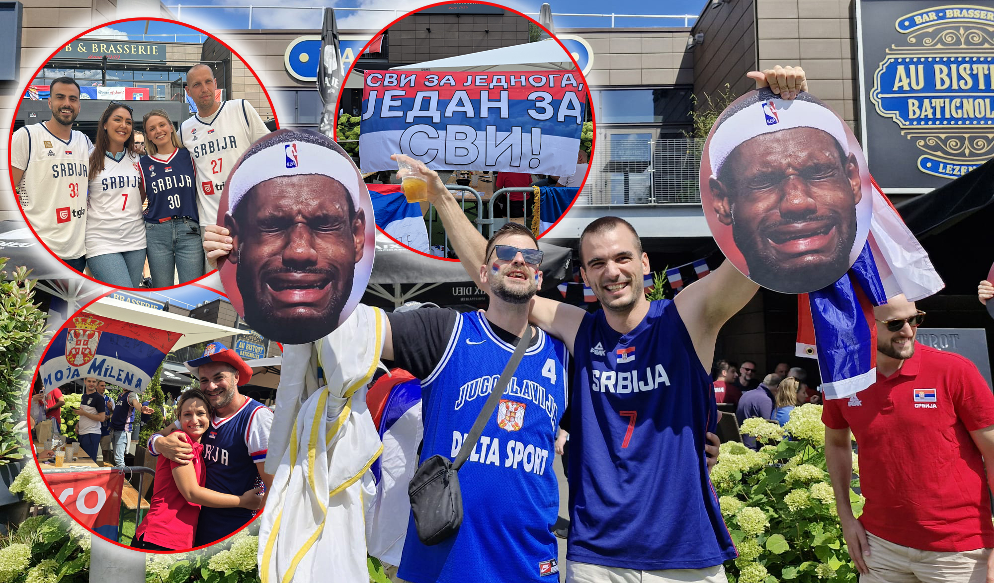 Olimpijada basket, kosarka navijaci utakmica srbija amerika kombo