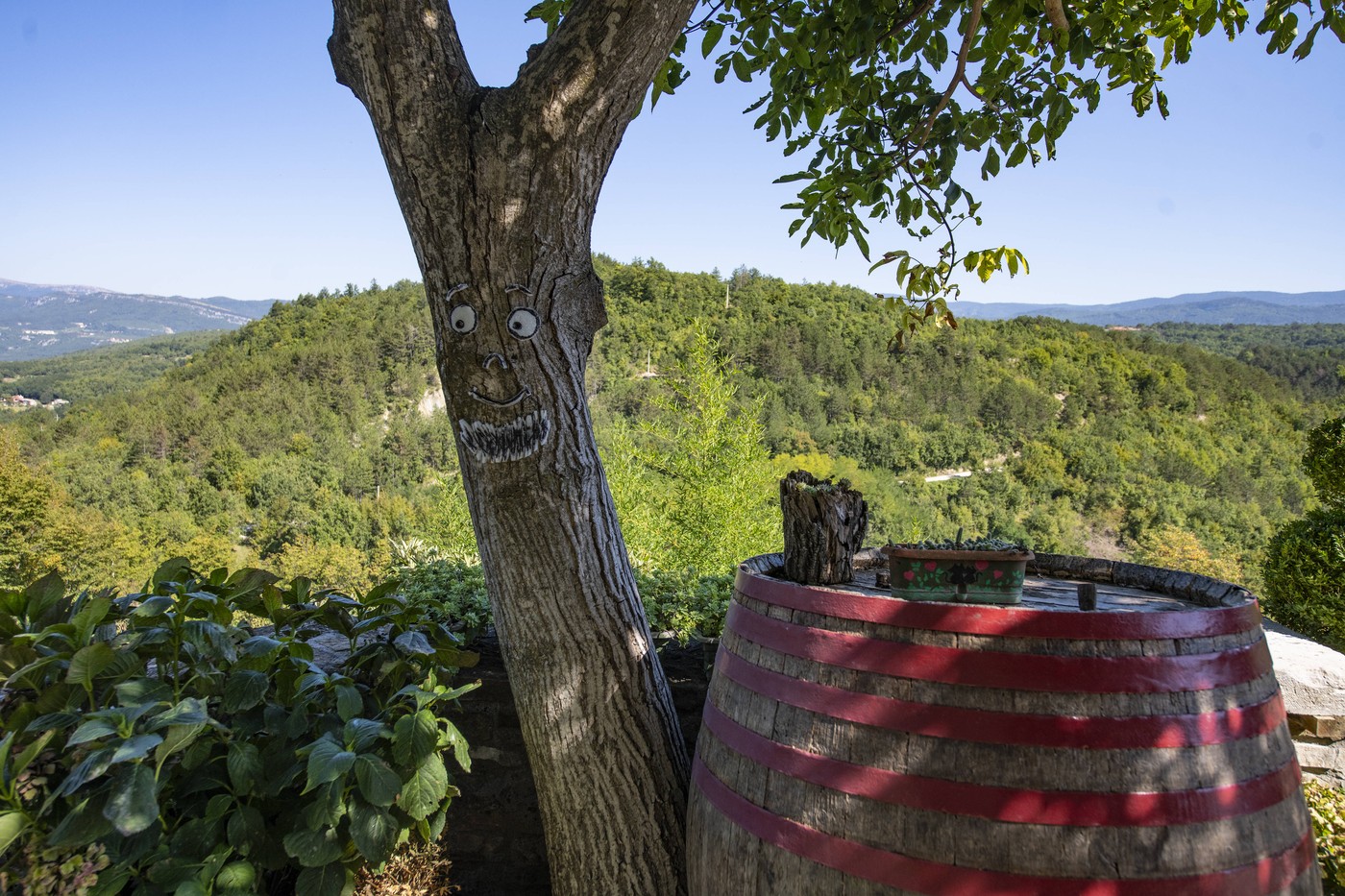 Croatia, Buzet, Hum, 110923. Hum, a settlement in the town of Buzet in the Istrian county, is said to be the smallest to