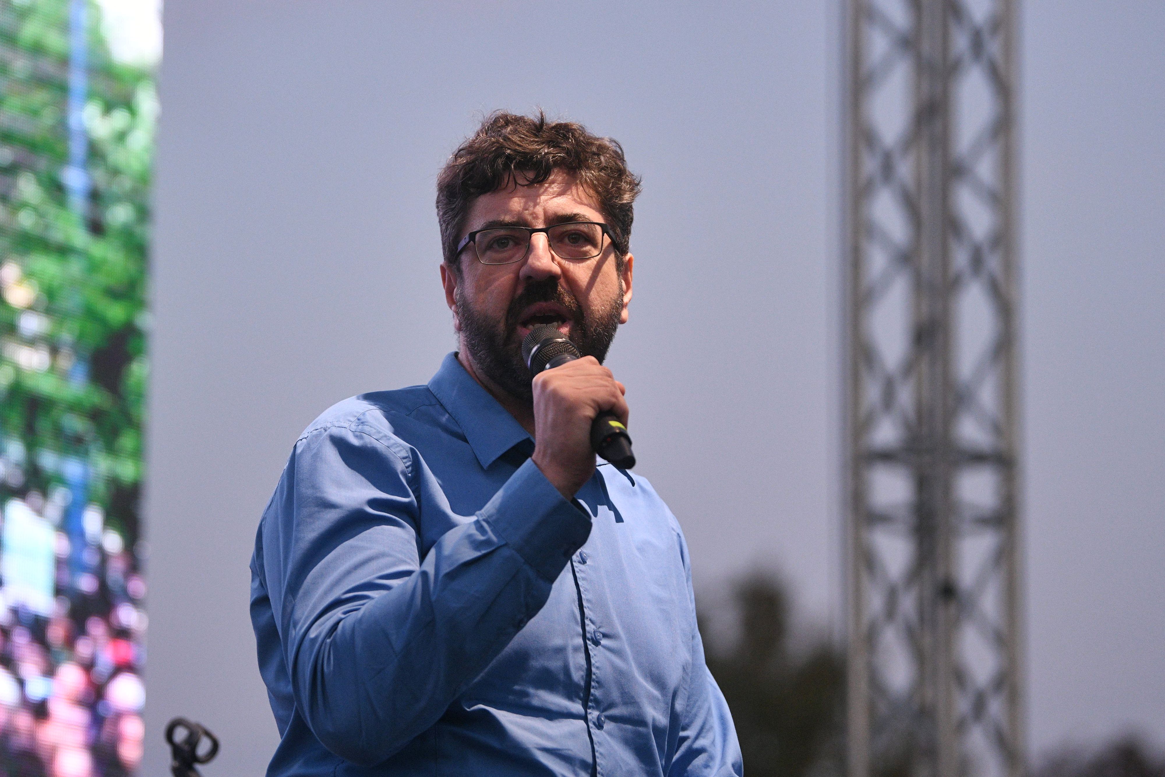 Beograd 30.09.2023. Dvadeset drugi protest, 22. protest Srbija protiv nasilja,  ispred Narodne skupštine, Skupština Srbije Foto: Filip Krainčanić/Nova.rs