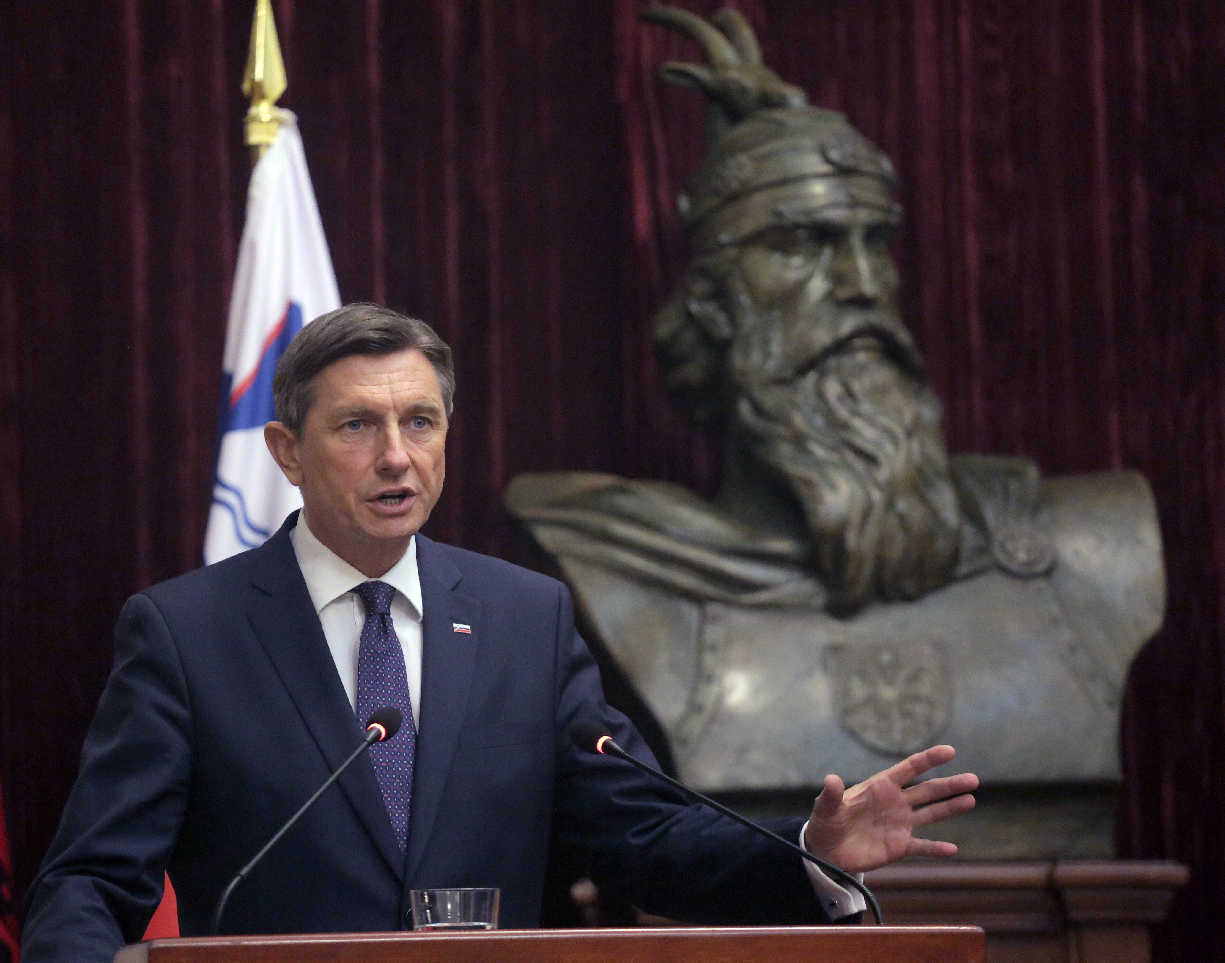 President of Slovenia Borut Pahor visits Albania