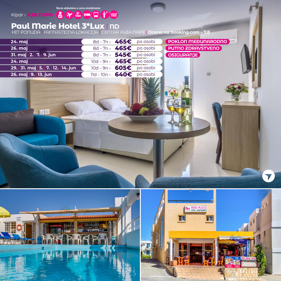PR, Putovanja, Wayout, Leto 2024, Letovanje, Kipar, Hoteli Kipar
