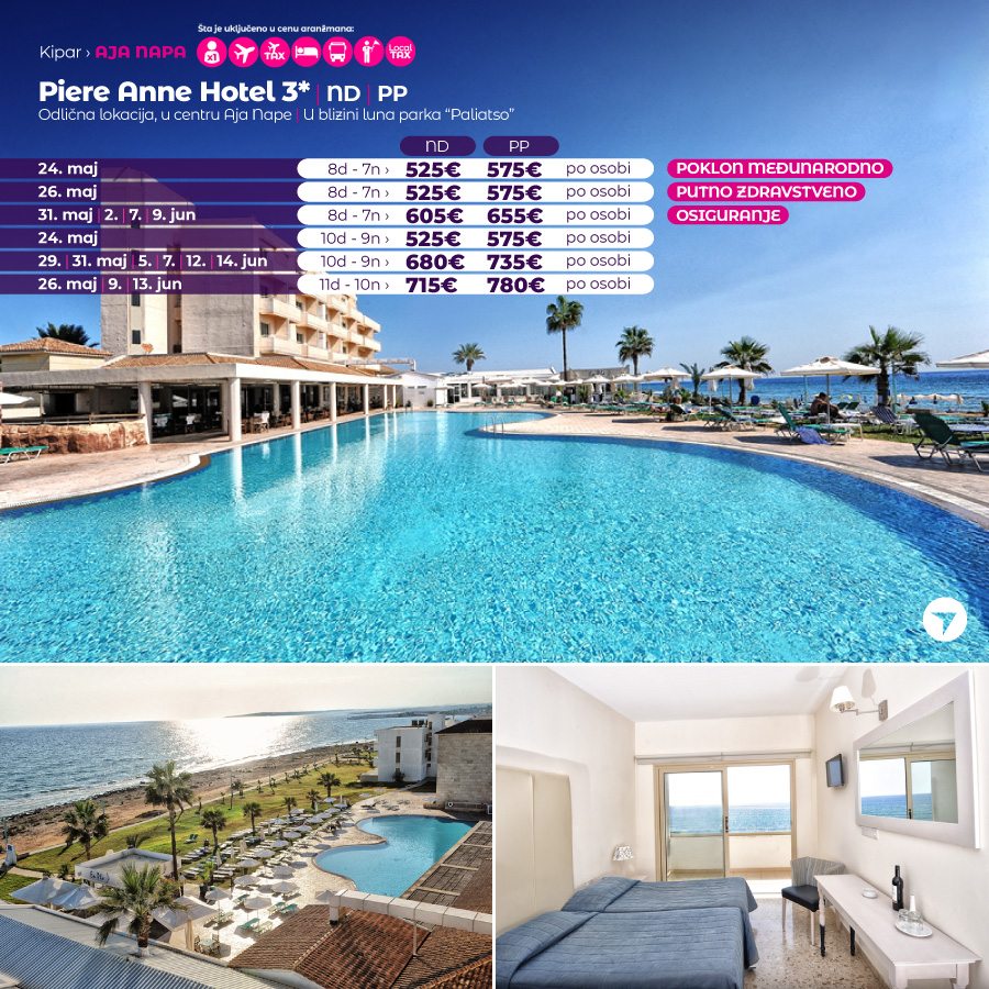 PR, Putovanja, Wayout, Leto 2024, Letovanje, Kipar, Hoteli Kipar