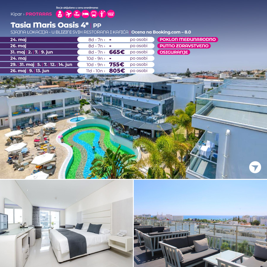 PR, Putovanja, Wayout, Leto 2024, Letovanje, Kipar, Hoteli Kipar