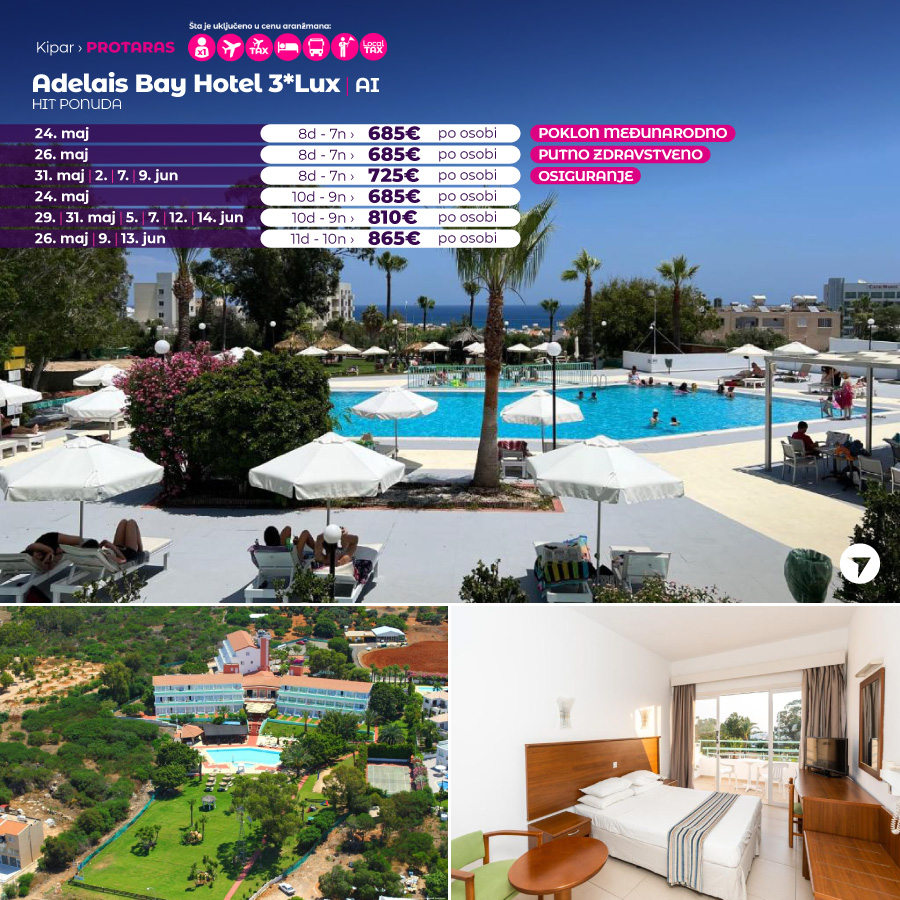 PR, Putovanja, Wayout, Leto 2024, Letovanje, Kipar, Hoteli Kipar