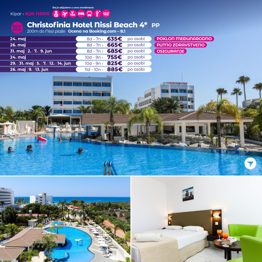 PR, Putovanja, Wayout, Leto 2024, Letovanje, Kipar, Hoteli Kipar