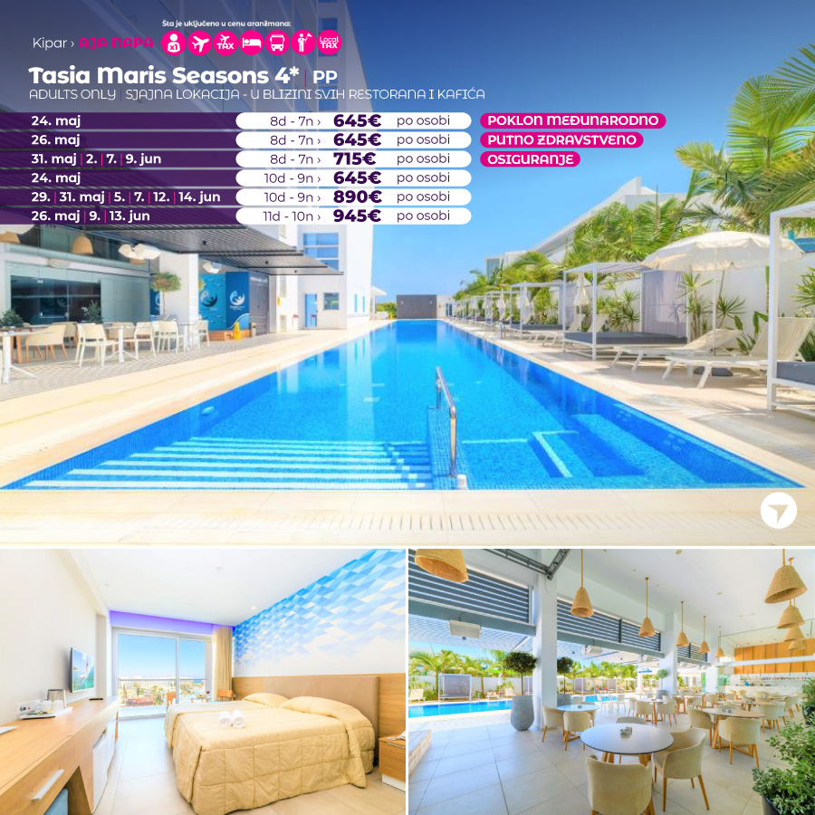 PR, Putovanja, Wayout, Leto 2024, Letovanje, Kipar, Hoteli Kipar