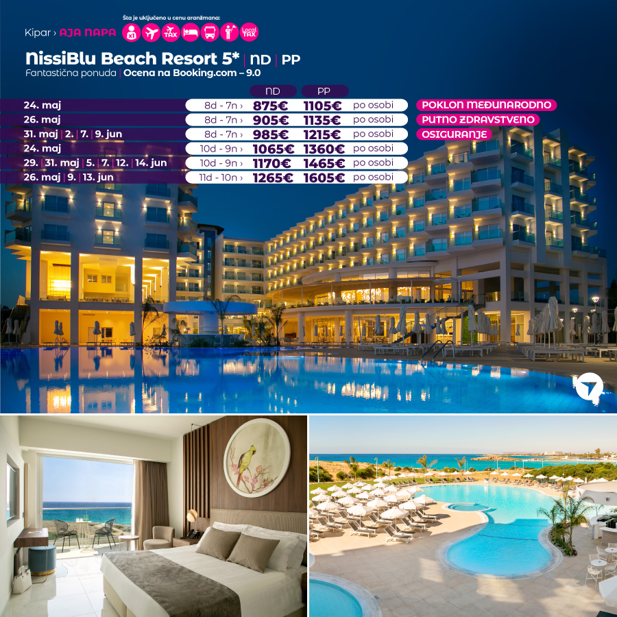 PR, Putovanja, Wayout, Leto 2024, Letovanje, Kipar, Hoteli Kipar