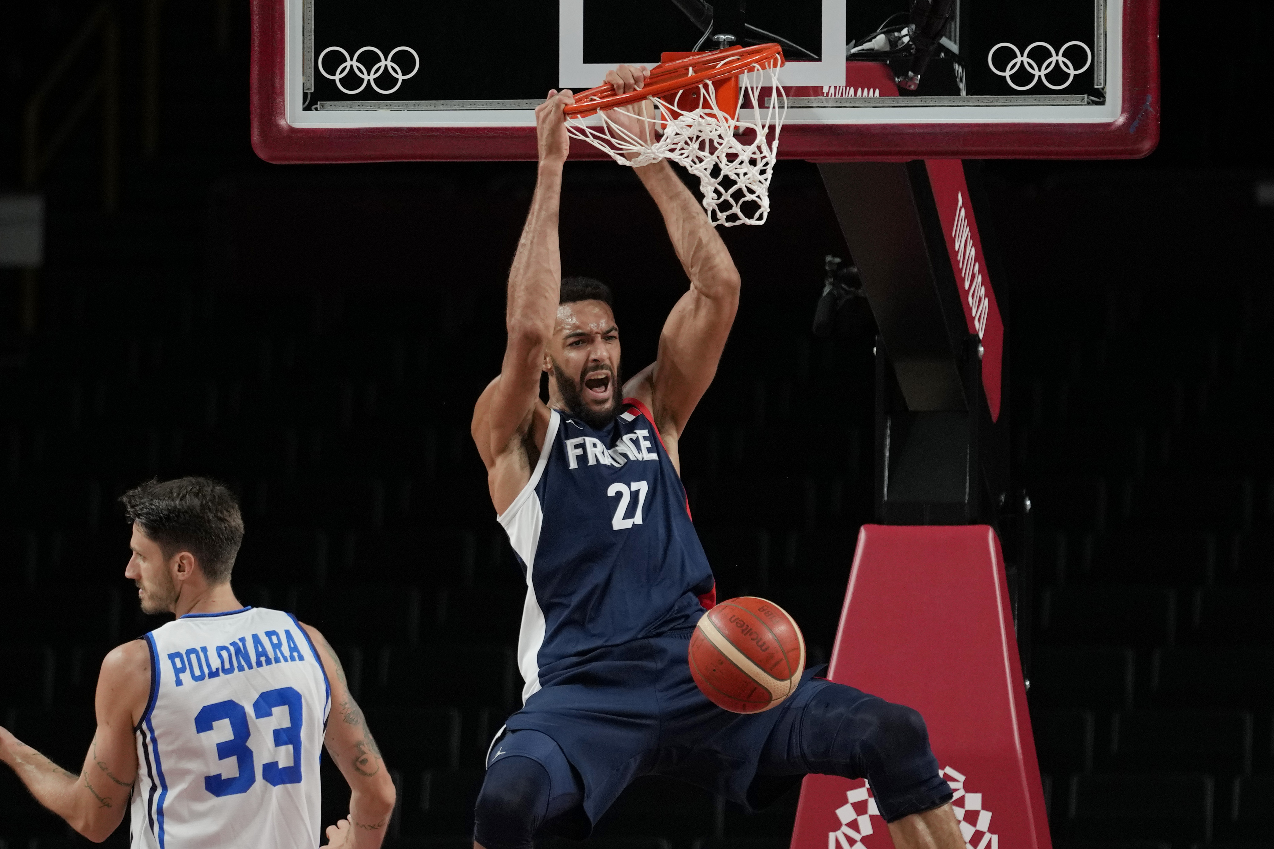 Rudy Gobert, Achille Polonara