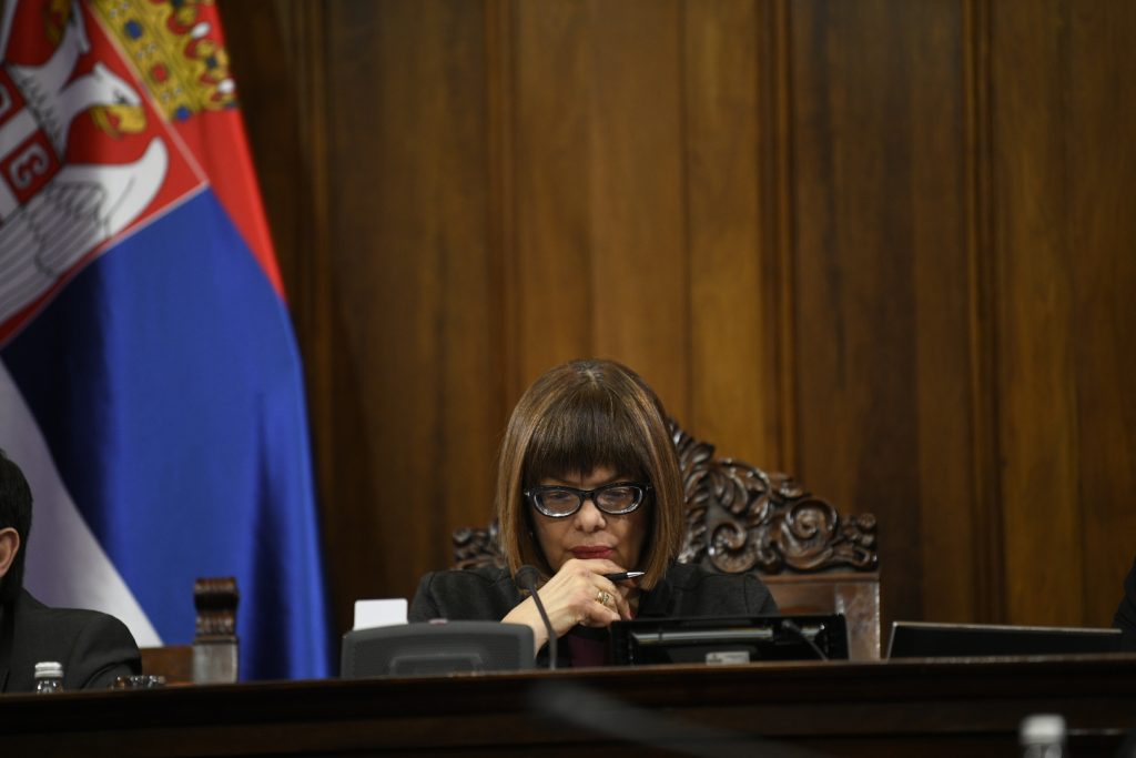Beograd 27.02.2020. Maja Gojković, Skupština Srbije, ministri Vlade Srbije odgovaraju na pitanja poslanika Foto:Nemanja Jovanović/Nova.rs