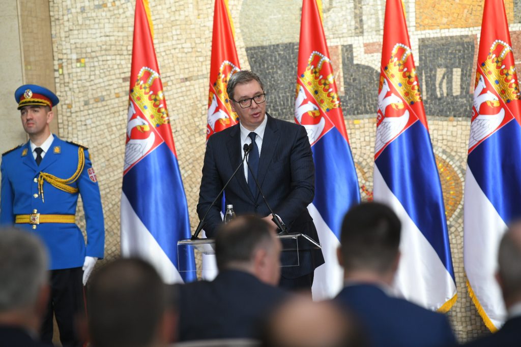 Beograd 15.02.2022. Dan državnosti, Sretenje, ordenje, Orden Republike Srbije, dodela ordenja, odlikovanja, odlikovanje, orden, Palata Srbija Foto: Nemanja Jovanović/Nova.rs