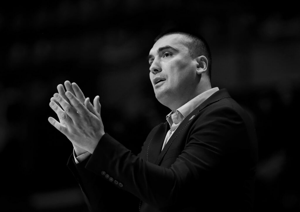 Kosarka Kosarkaska Liga Srbije season 2017-2018 Play Off
Partizan v Mega
Head coach Dejan Milojevic
Belgrade, 22.05.2018.
foto: Srdjan Stevanovic/Starsportphoto ©