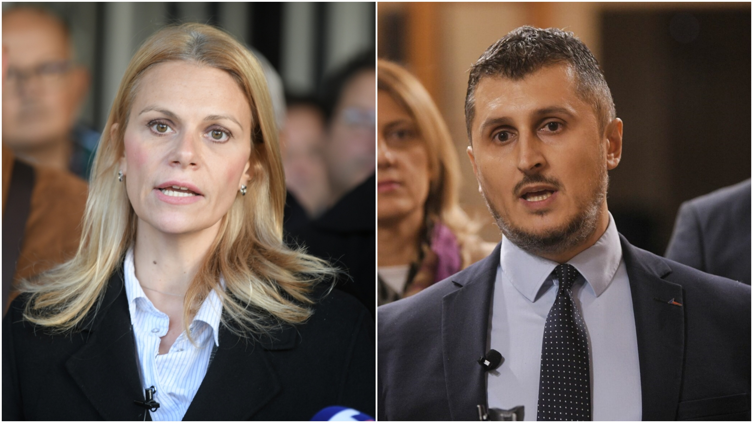 Mila Popović i Miloš Pavlović, kombo Foto: Dragan Mujan, Filip Krainčanić/Nova.rs