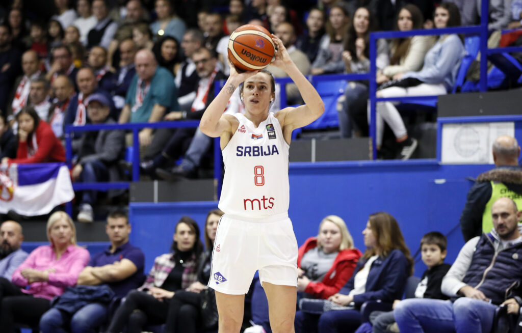 Nevena Jovanovic Serbia - Turkey FIBA kvalifikacije za Eurobasket 2021 15.11.2019. Novembar 15.  Beograd, Srbija  (credit image &amp; photo: Pedja Milosavljevic/STARSPORT)