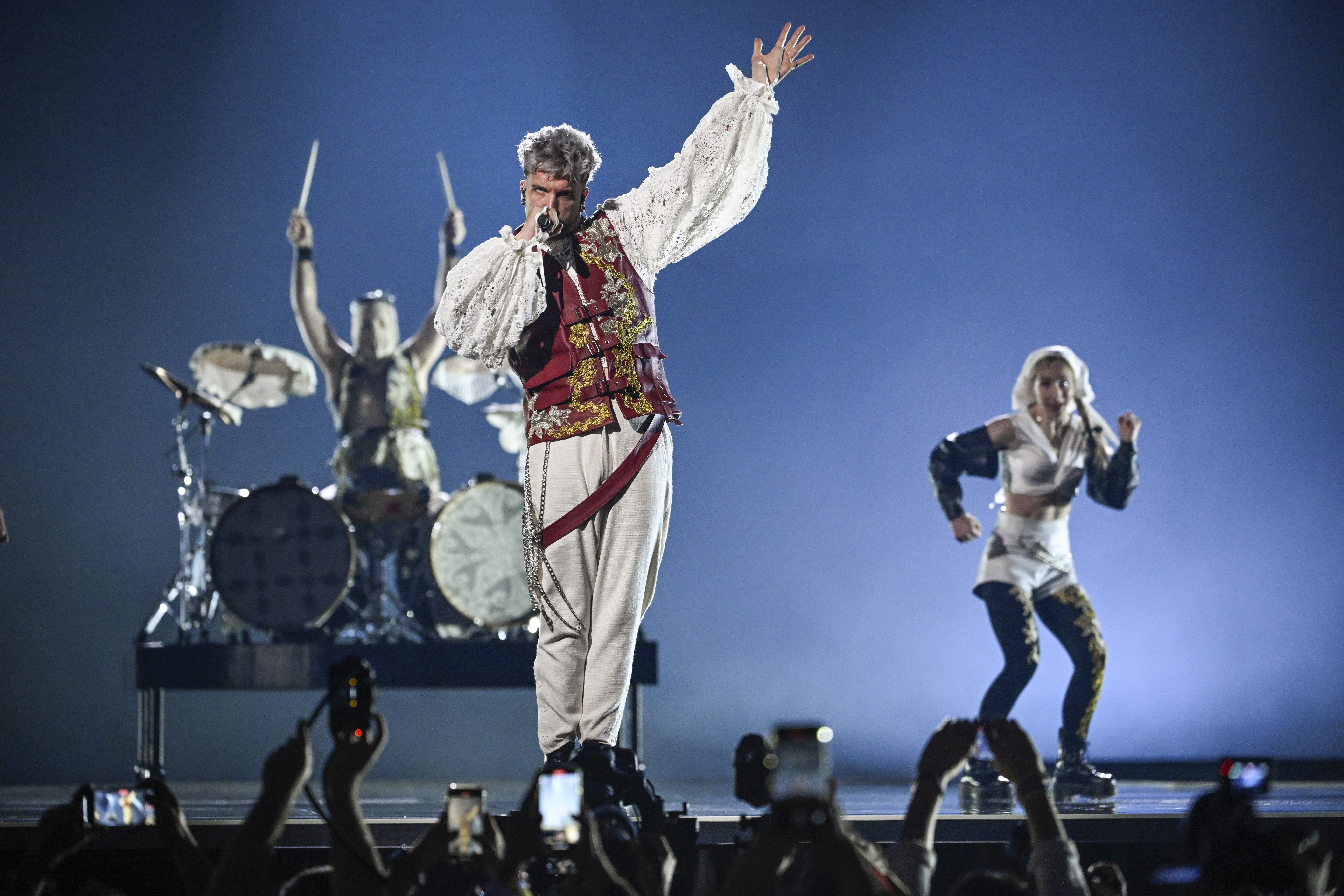 Dress rehearsal prior to 2024 Eurovision Song Contest finals in Malmo