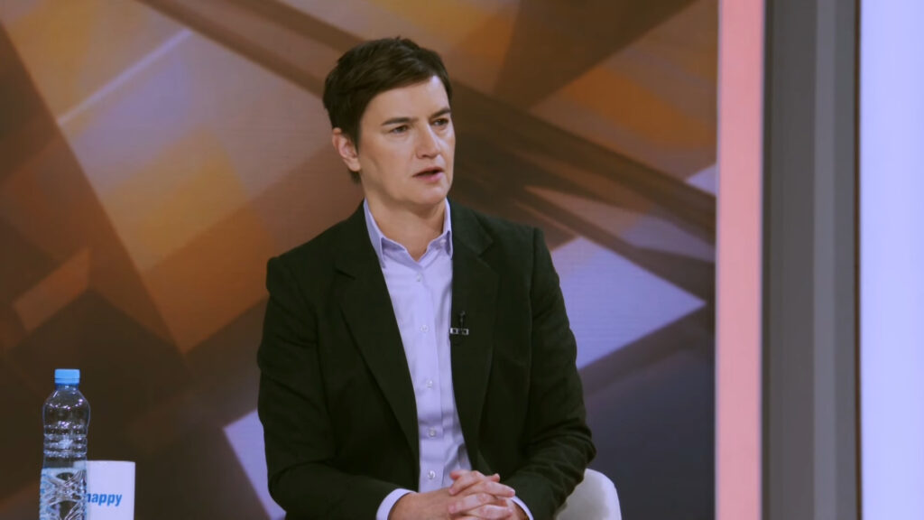 Ana Brnabić Foto: Printscreen/YouTube/
Jutarnji Program TV Happy
