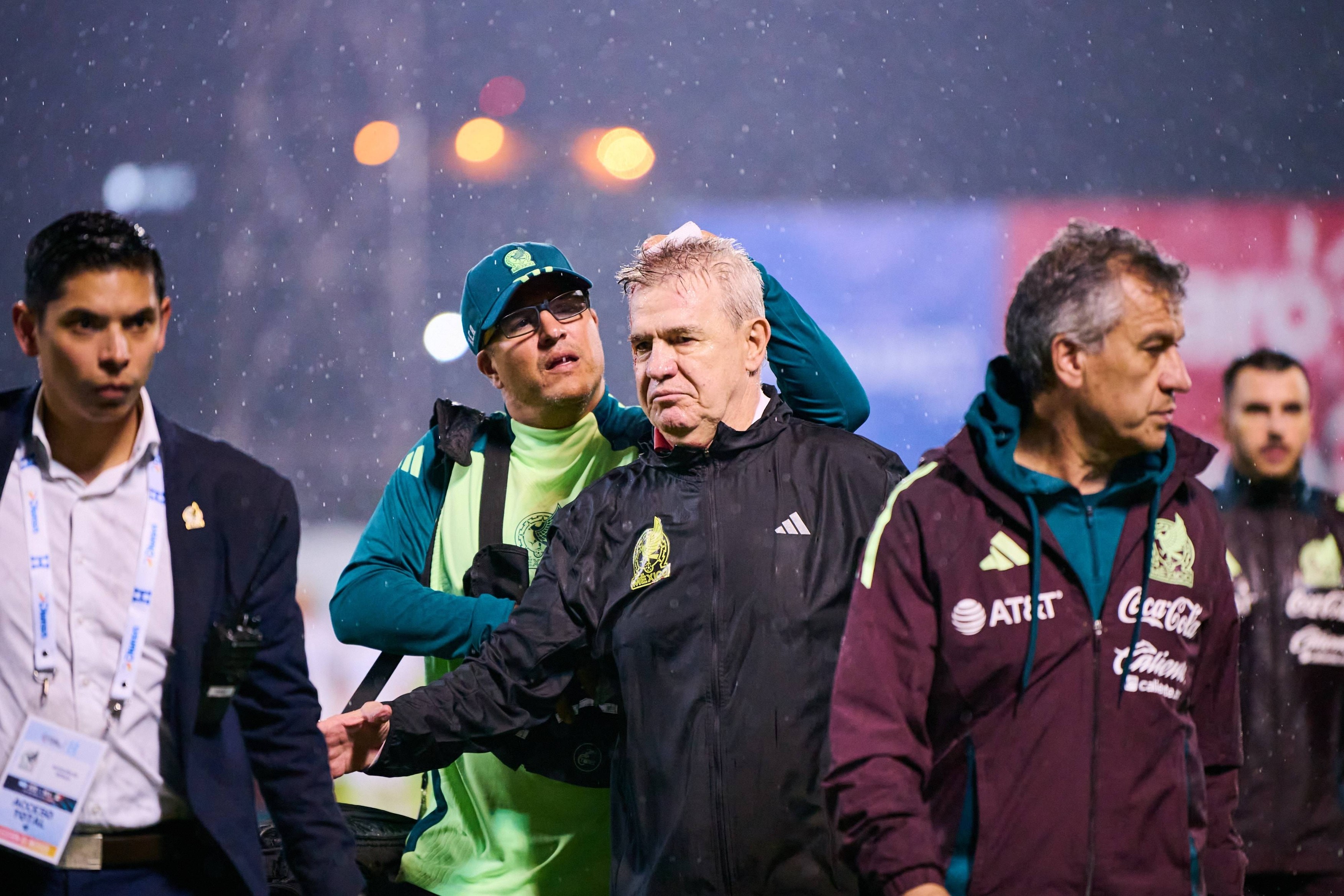 RECORD DATE NOT STATED IV CONCACAF NATIONS LEAGUE 2024-2025 Honduras 2-0 Mexico Javier Aguirre head coach of Mexico has