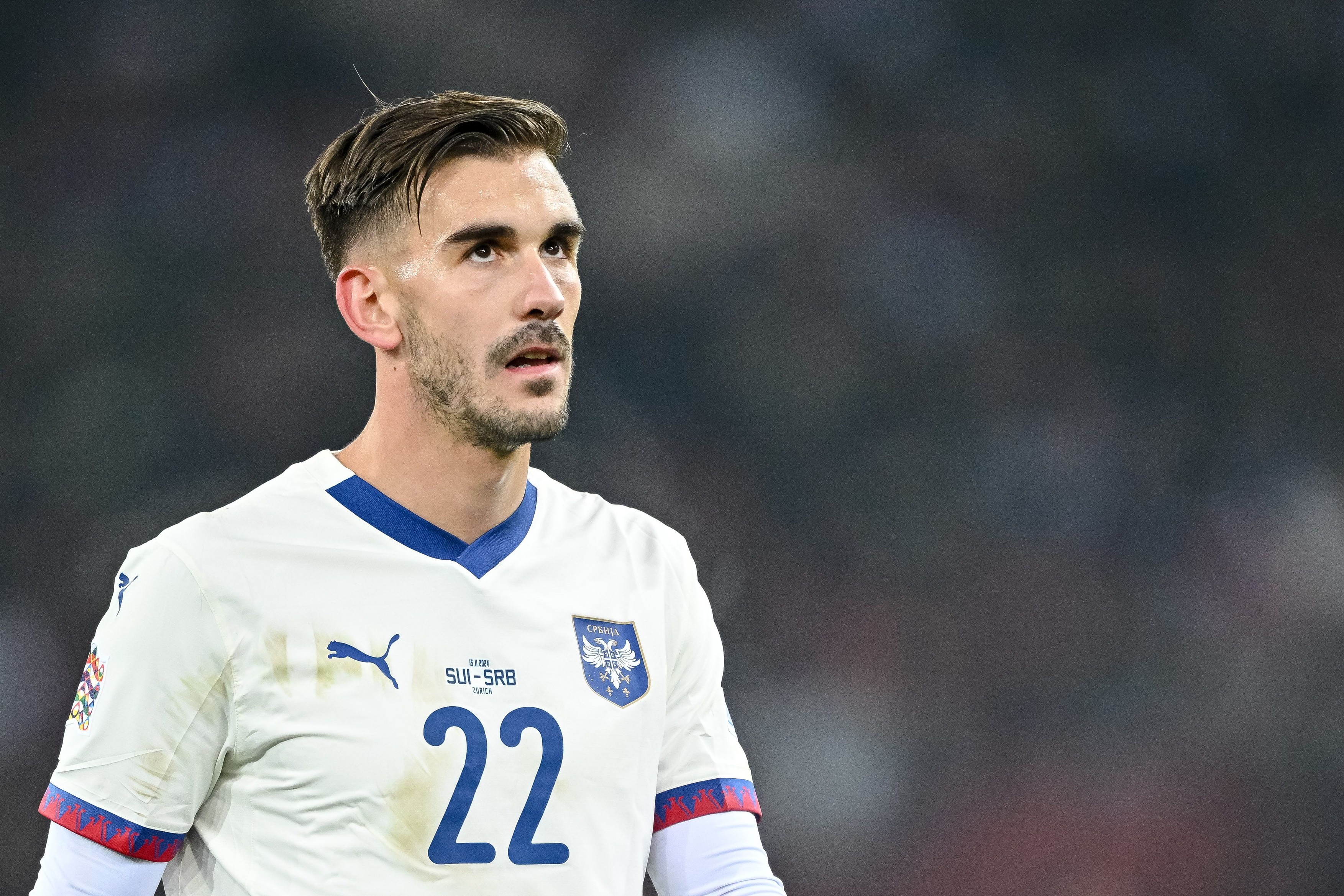 Switzerland v Serbia - UEFA Nations League 2024/25 League A Group A4 - Stadion Letzigrund, Zurich, Switzerland - 15 Nov 2024