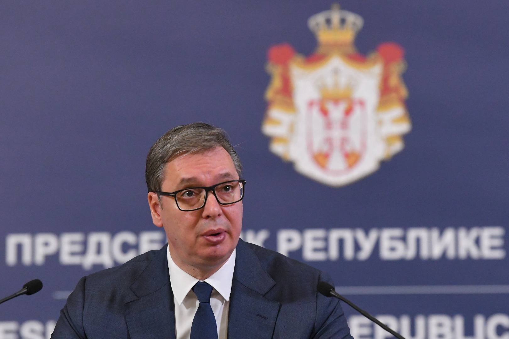 Beograd 02.03.2024. Aleksandar Vučić. Obraćanje Aleksandra Vučića na konferenciji za novinare u Palati Srbija. Konferencija za novinare, kzn, kzš Foto: Amir Hamzagić/Nova.rs