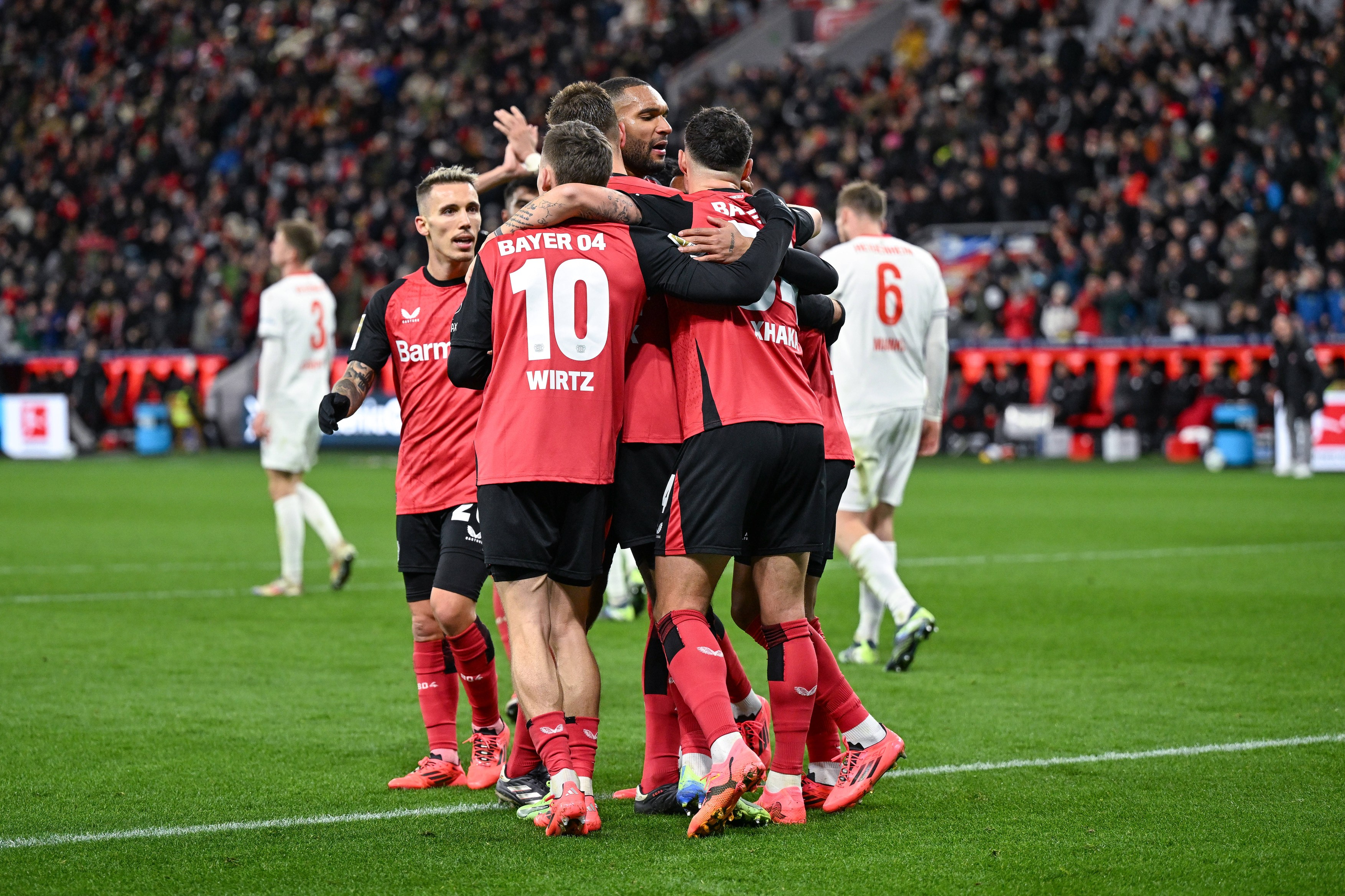 23.11.2024, Fussball, Bundesliga, 11. Spieltag Saison 2024/2025, Bayer 04 Leverkusen - 1.FC Heidenheim, Patrik Schick (B