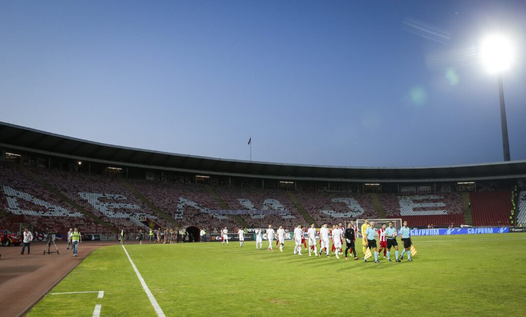 Fudbal UEFA Europa League season 2017-2018, Second qualifying round 2nd leg
Crvena Zvezda v Irtysh (Pavlodar)
Prazna severna tribina zbog kazne UEFA
Beograd, 20.07.2017.
foto: Srdjan Stevanovic/Starsportphoto ©