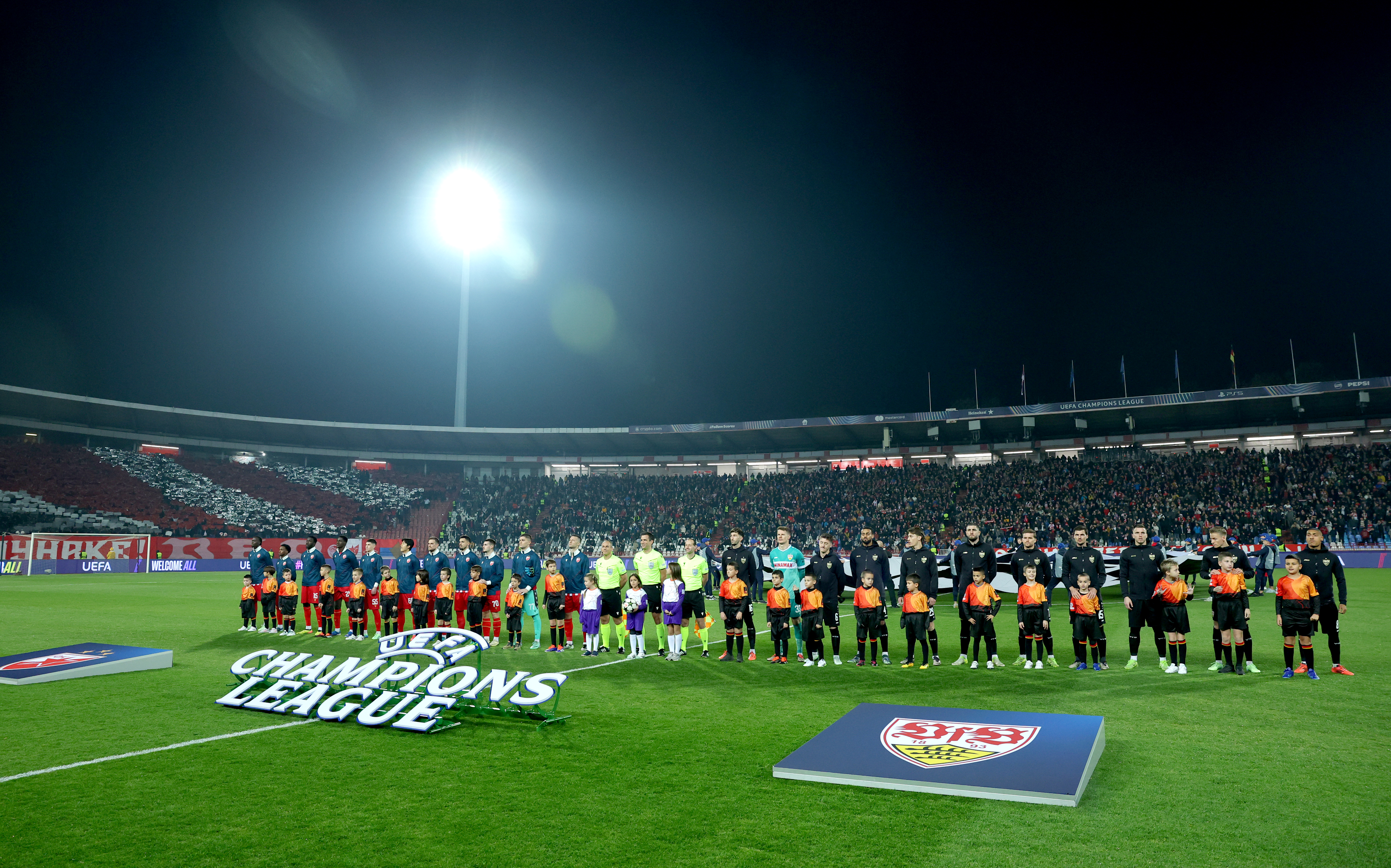 FK Crvena Zvezda v VfB Stuttgart - UEFA Champions League 2024/25 League Phase MD5