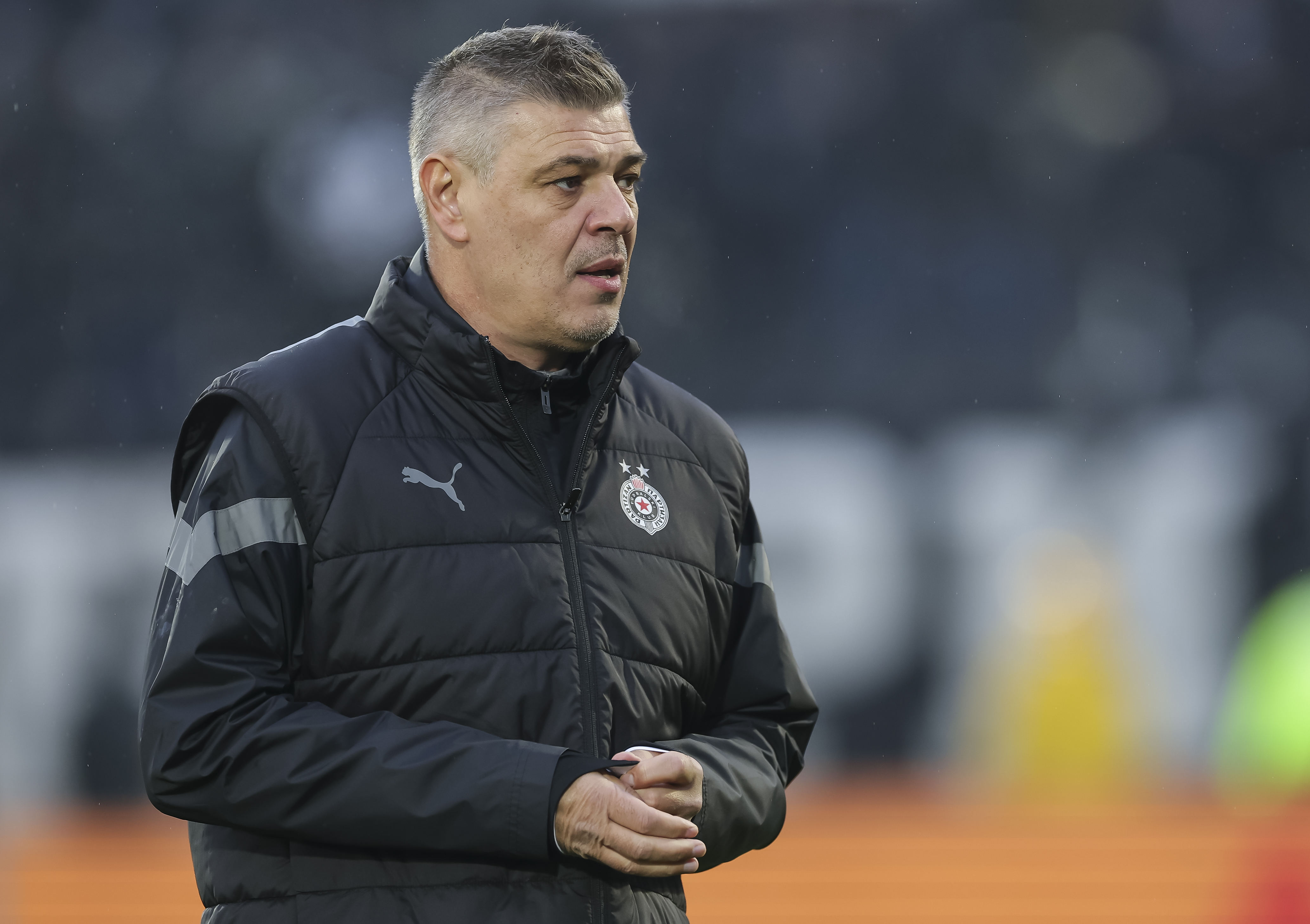 during the Mozzart Super Liga 2024/2025 match between Partizan and Jedinstvo Ub at stadium FK Partizan (JNA) on November 30, 2024 in Belgrade, Serbia. (Photo by Srdjan Stevanovic/Starsport.rs ©)