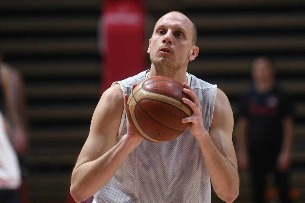 Beograd, 21.02.2023. Hala Aleksandar Nikolić, tj. Hala Pionir, Trening košarkaša Srbije, košarkaši, košarkaški trening Foto: Filip Krainčanić/Nova.rs